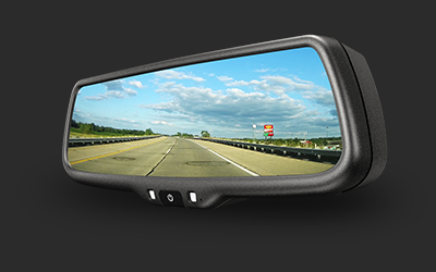 7.3inch ultra high brightbess display rearview mirror with mirrorlink